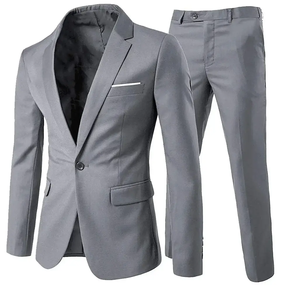 Thumbnail: Elegant Men Suits For Wedding 3 Pieces 2 Set Jackets Vest Pants  Blazers Outfit 