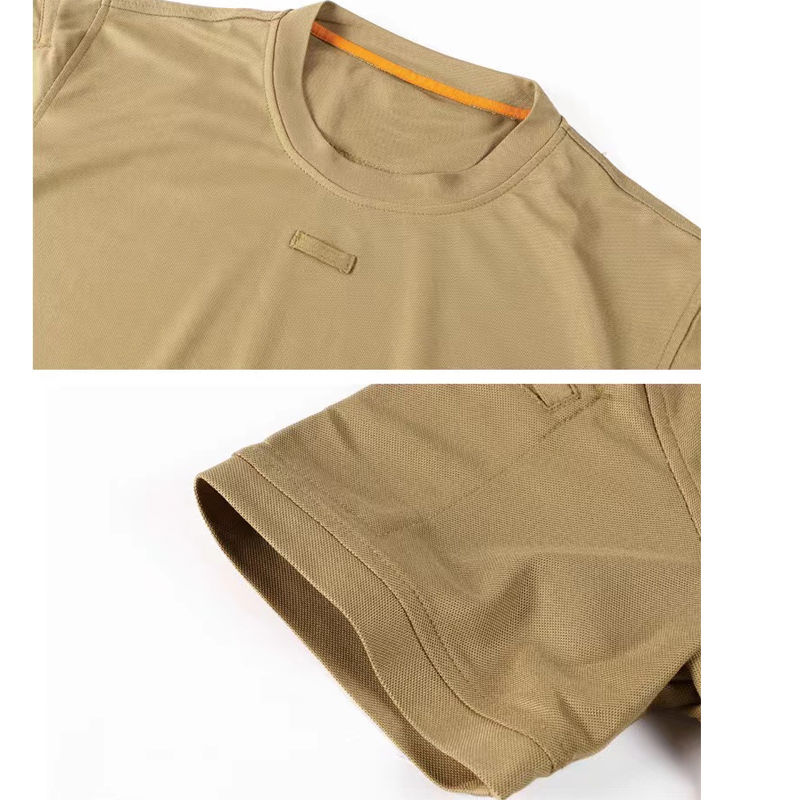 الصورة المصغرة: Men Summer Quick Dry T-shirt Camping Hiking Trekking Fishing Trainning Breathabl