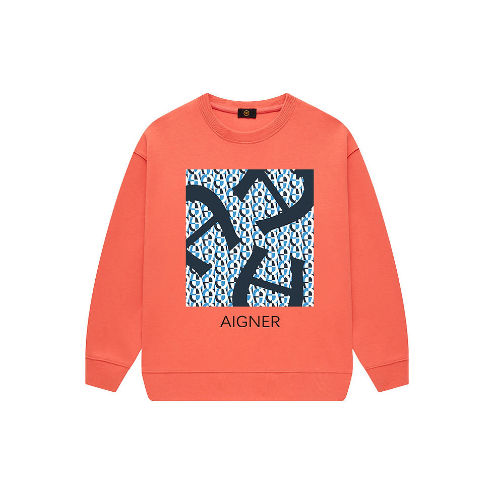 الصورة المصغرة: New autumn and winter children's round neck sports shirt with letter print for b