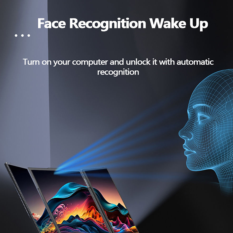 Thumbnail: Three screen gaming laptop 16+10.5+10.5 inch i7-1260p facial fingerprint RAM 64G