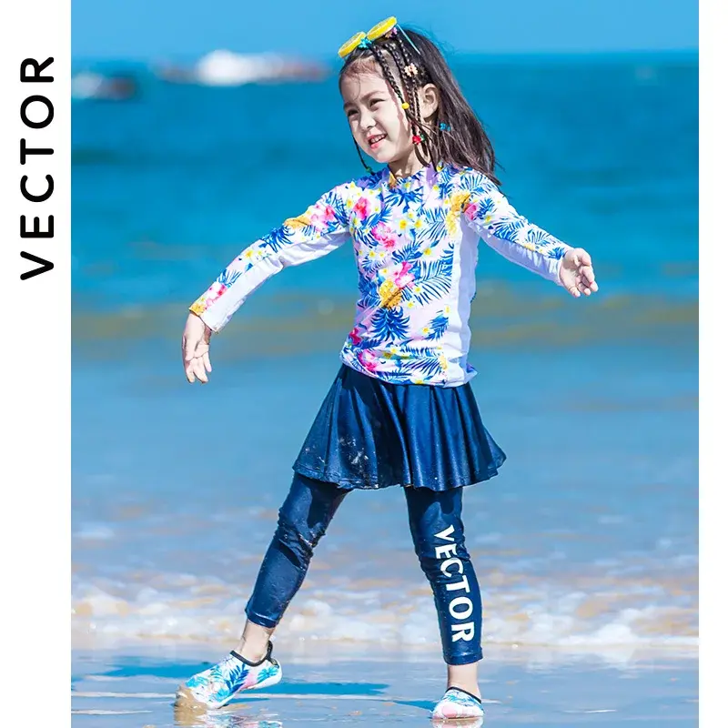 Thumbnail: VECTOR Children's Swimsuit Sunscreen Swimsuit Bikini Breathable Split Suit Summe