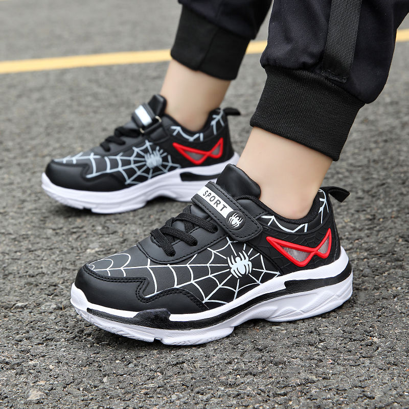 الصورة المصغرة: Brand Kids Cartoon Spider Sneakers Boys Comfortable Sports Shoes Outdoor Non-sli