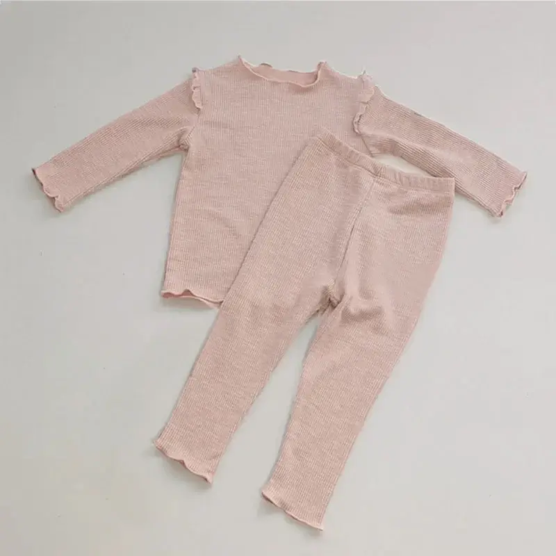 Thumbnail: Spring Children Pajamas Set Kids Baby Girl Boys Underwear Clothing Long Sleeve C