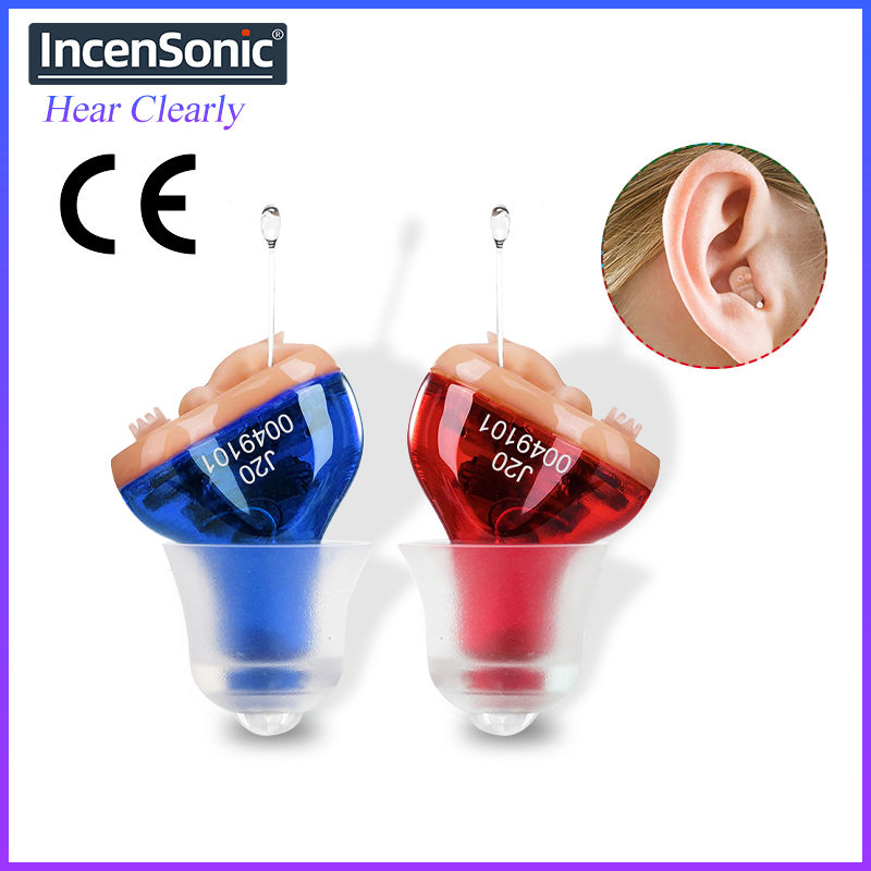 Hearing Aids Audifonos for Deafness Adjustable Micro Wireless J20 Mini Invisible