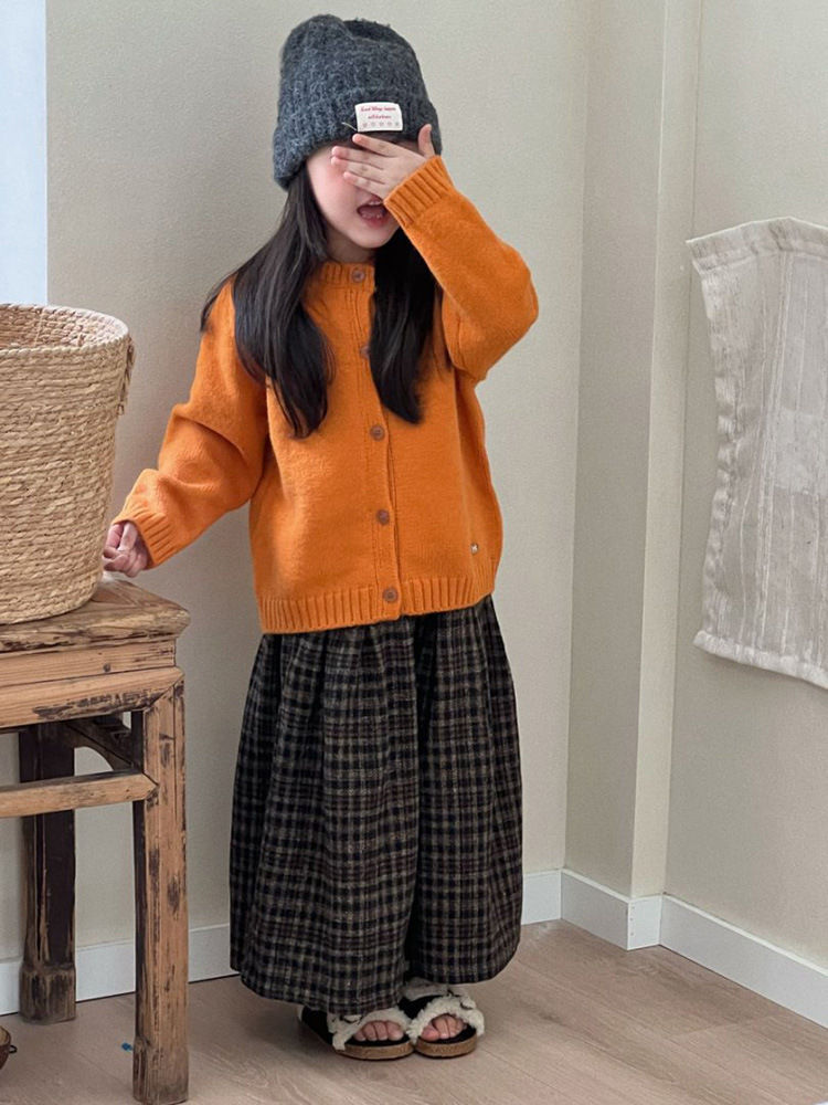الصورة المصغرة: Boys Girls Autumn Sweater 2025 New Korean Fashionable Kids Spring Fall Winter So