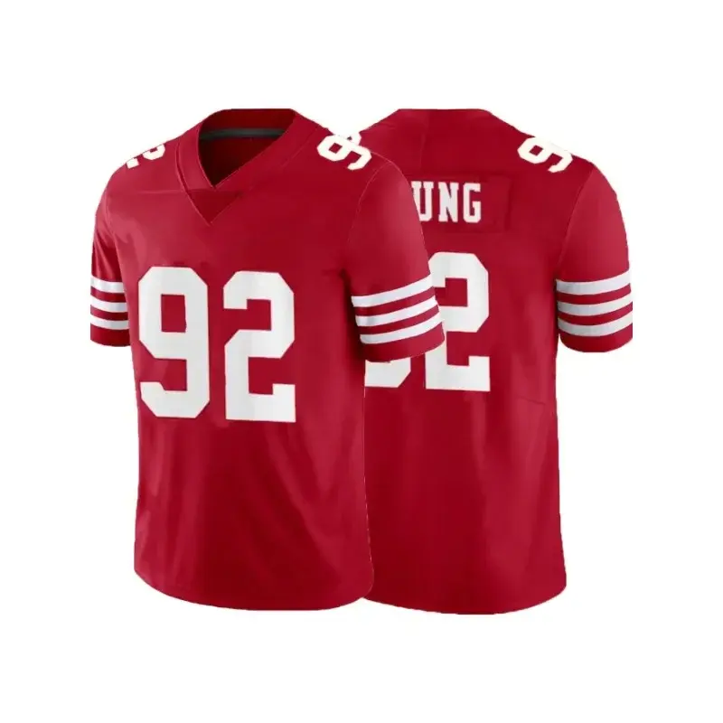 Thumbnail: Men's American Football Jersey San Francisco Embroidery Stitching #85 Rugby Jers