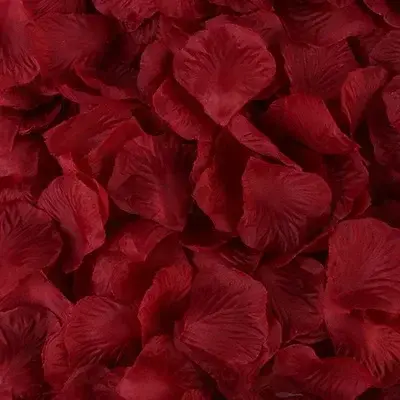 Thumbnail: 2000/100Pcs Artificial Fake Rose Petals Colorful Simulation Silk Rose Petal For 