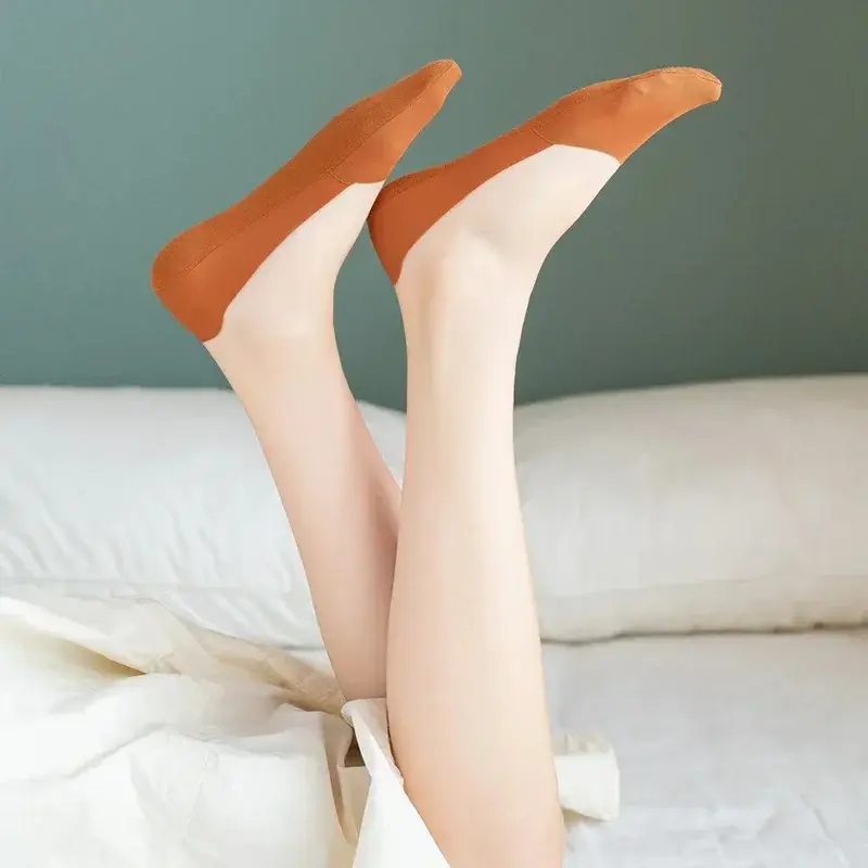 الصورة المصغرة: 3 Pairs Women Socks High Quality Matching Casual Socks Summer Thin Cotton Bottom