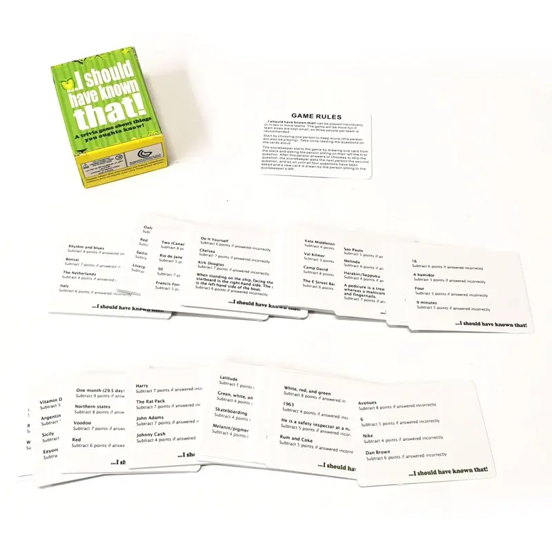 الصورة المصغرة: I should have known that! Card Game - Perfect for Family Game Night - Over 400 T