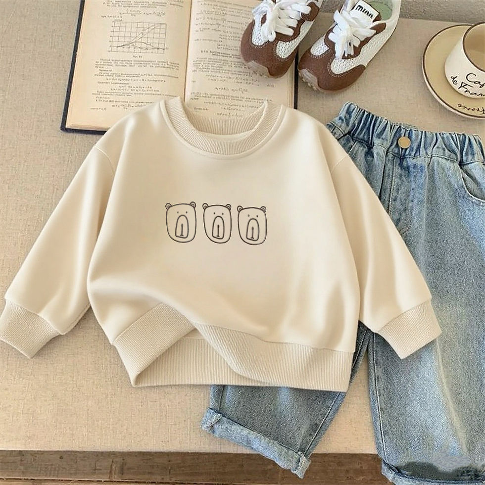 Thin Tops For Boys Girls Long-sleeved Hoodie New Solid Color Versatile Pullover