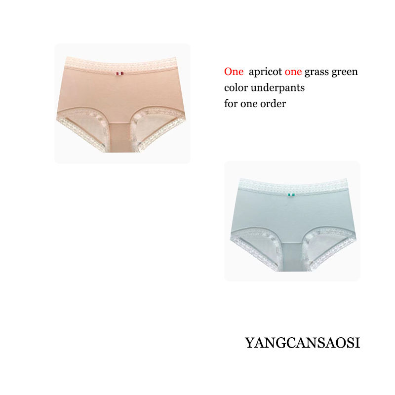 الصورة المصغرة: Natural Mulberry Silk Mid Waist Cold Underwear in Morandi Color Scheme with Sexy