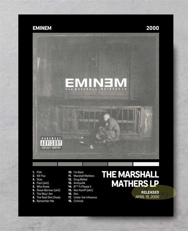 Thumbnail: Modern Black and White Art European and American Pop Music Album Hip Hop Rap Sta
