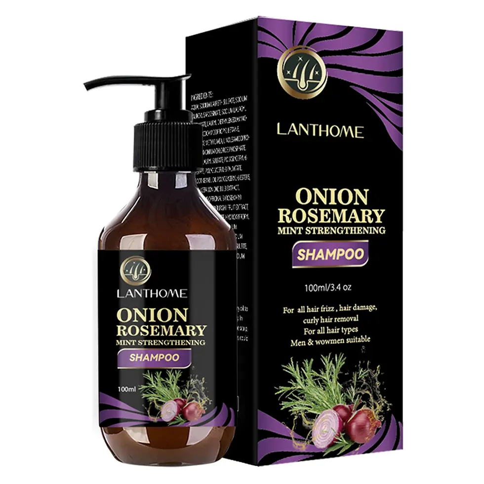 Thumbnail: 100ML Hair Shampoo For Fast Hair Growth Rosemary Onion Shampoo Spray Anti Hair L