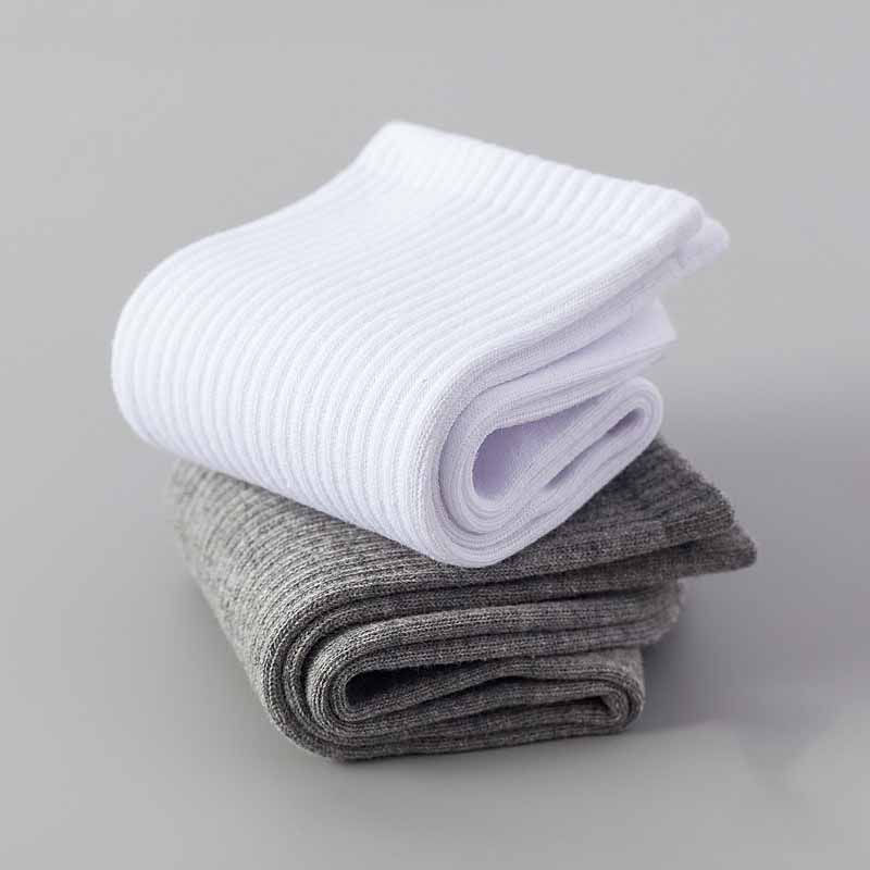 Thumbnail: Men's Solid Color Socks Large Plus Size Business Harajuku Business Comfortable B