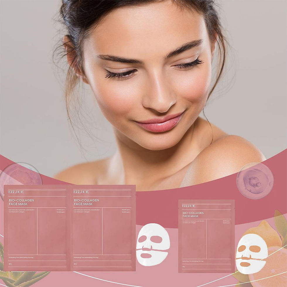 Thumbnail: 1/5/10PCs Bio Collagen Face Mask Shrink Pores Deep Hydrating Overnight Mask Mois