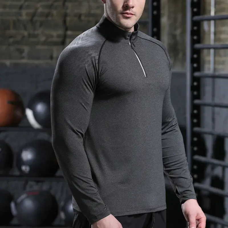 الصورة المصغرة: Man Running Shirt Sports Top Gym Clothing Running Jogging Workout Activewear Bas