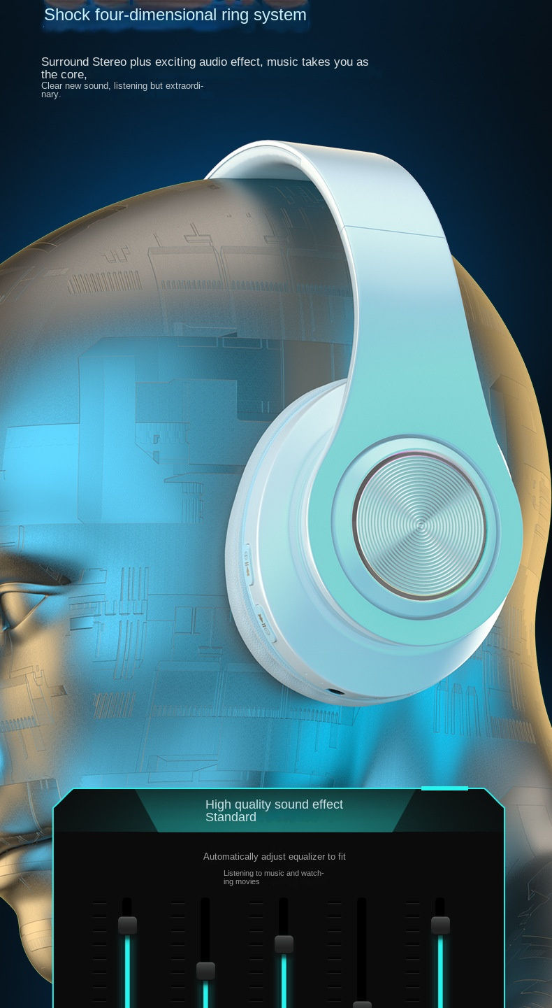 Thumbnail: XIAOMI Mijia B39 Head-mounted Wireless Bluetooth Headphones With Mic Noise Cance