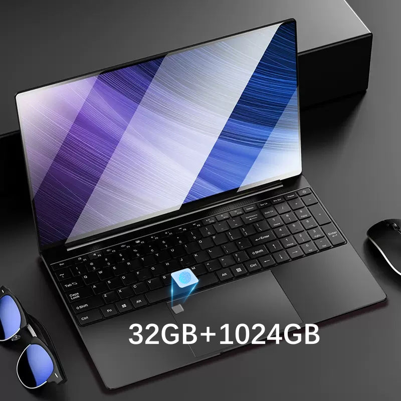 Thumbnail: Laptop Computer 15.6 Inch CPU Intel N5095 16GB RAM 1TB WiFi6 Lightweight Busines