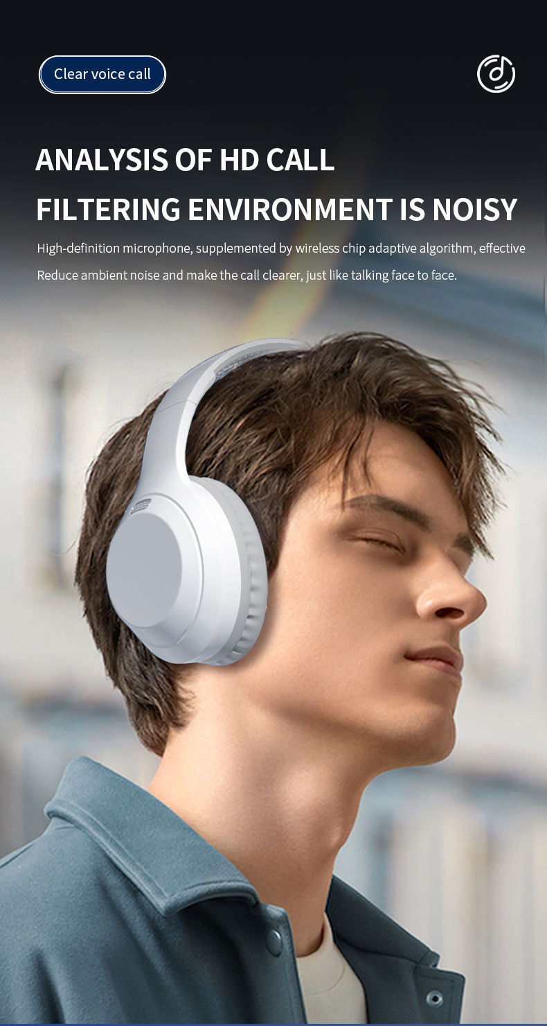 Thumbnail: Xiaomi 5W Wireless Headphones Bluetooth 5.3 Earphones Foldable Earbuds 40mm Driv