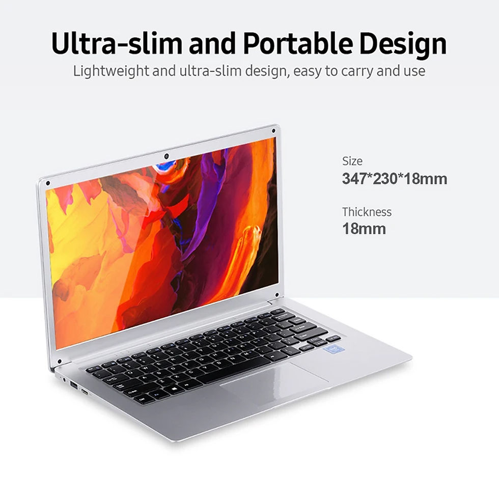 Thumbnail: TOPOSH 14 Inch Laptop Intel Celeron N4020 IPS Screen 4GB+64GB Windows 10 Noteboo