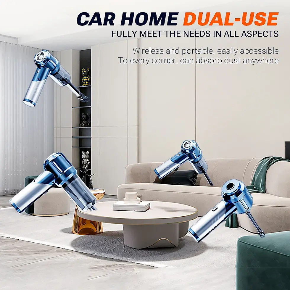 الصورة المصغرة: SZUK Car Vacuum Cleaner Portable Handheld Mini Vacuum Cleaner Foldable Strong Su
