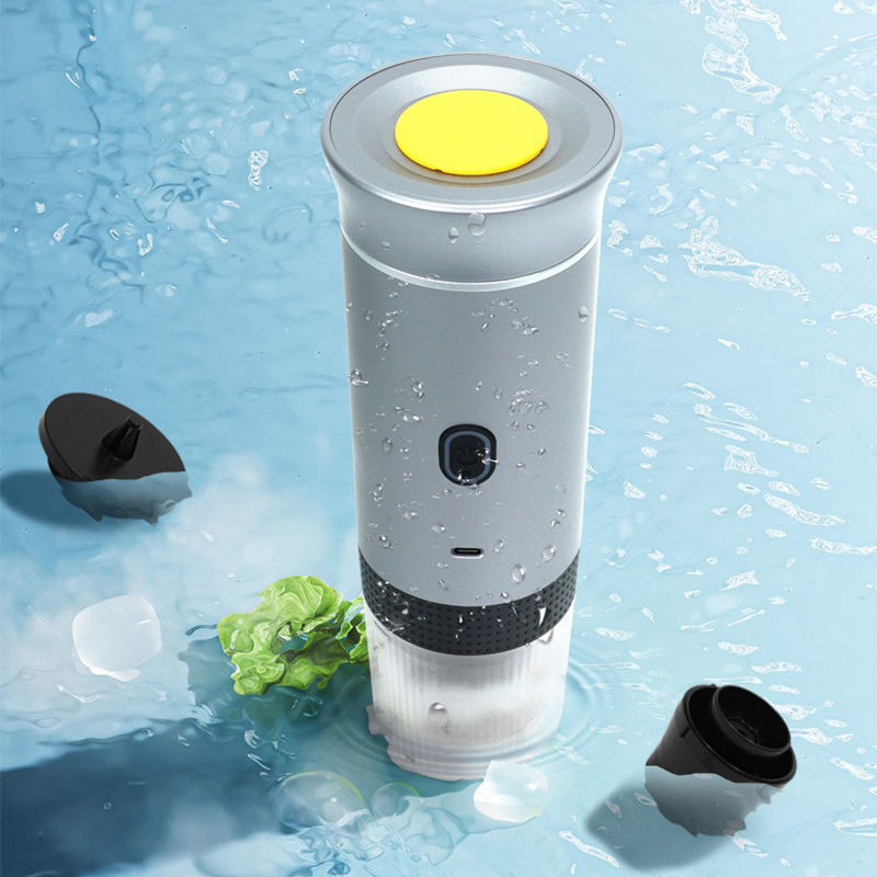 الصورة المصغرة: Portable Italian Espresso Machine for Car & Home 3-in-1 Capsule Powder Travel Co