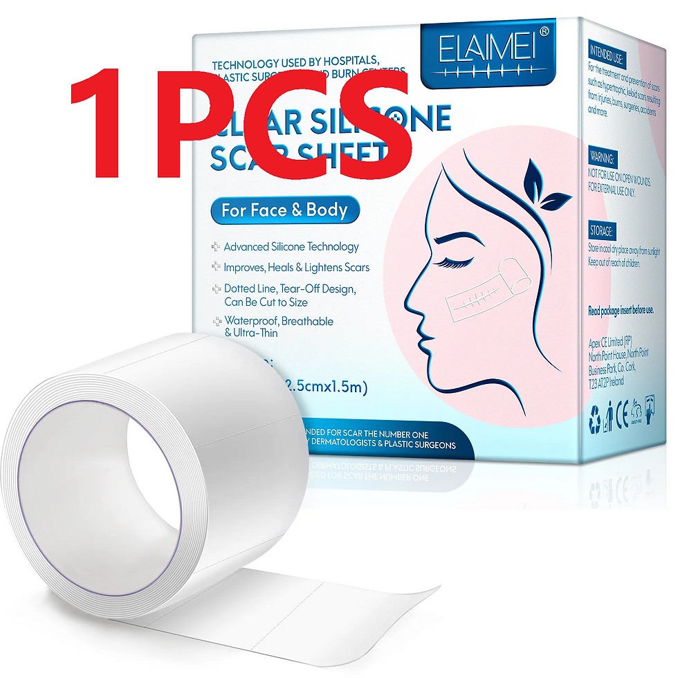 Thumbnail: 1/2 Roll Invisible Silicone Scar Sheets , 2.5cm X 150cm, Self-Adhesive Scar Cove