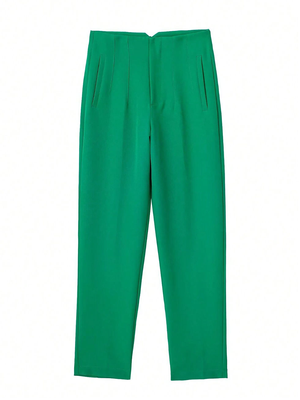 Thumbnail: TRAFZA Women Elegant Solid Pencil Pants High Waist Pant For Women Casual Streetw
