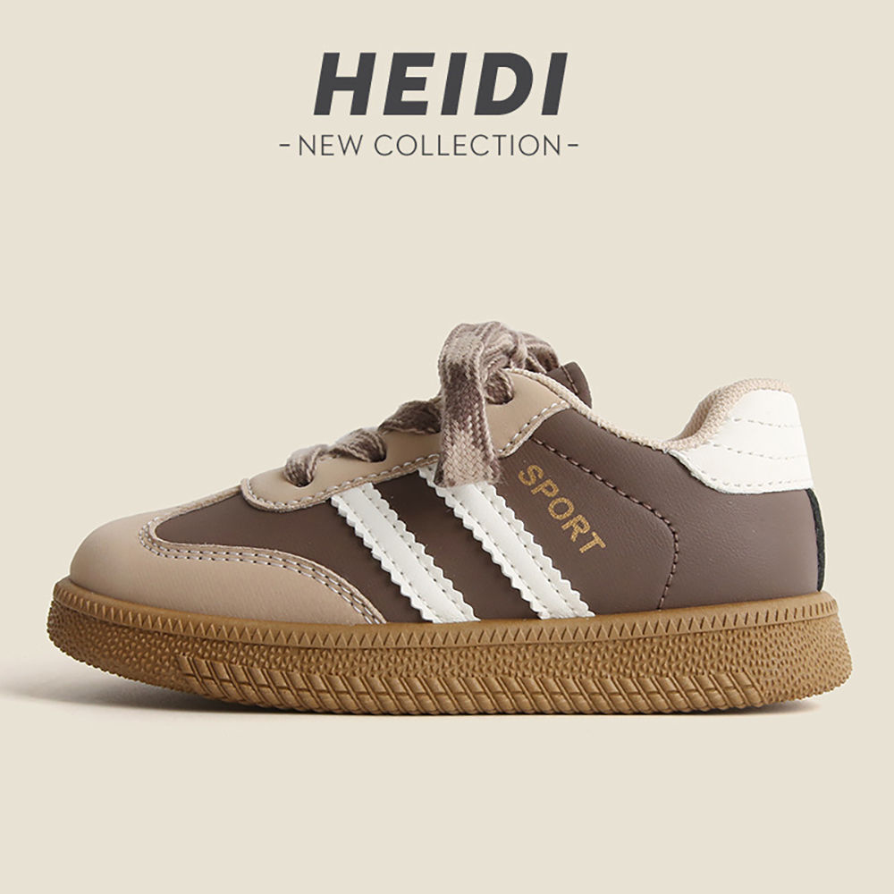 PU Leather Sneakers For Children Waterproof Trend Fashion Children's Tennis Shoe