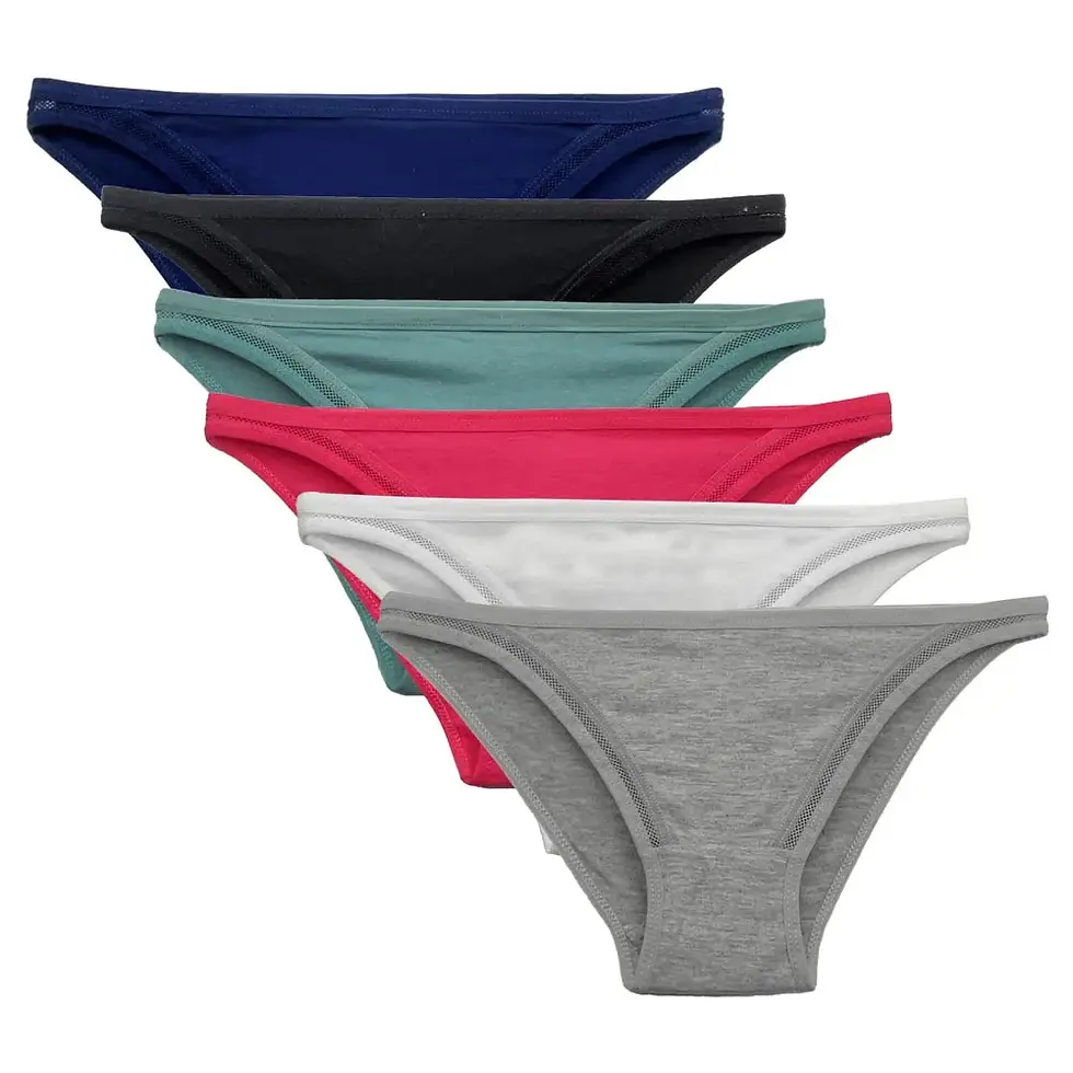 الصورة المصغرة: 5 PCS/SET New Arrival Low Rise Ladies Sexy Lace Panty Underpants Panties For Wom