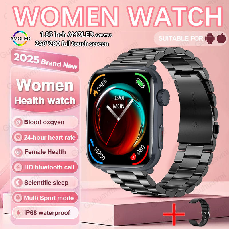 Thumbnail: 2025 New For Xiaomi Women AI Smart Diagnosis Smart Watch HRV+PPG Blood Pressure 