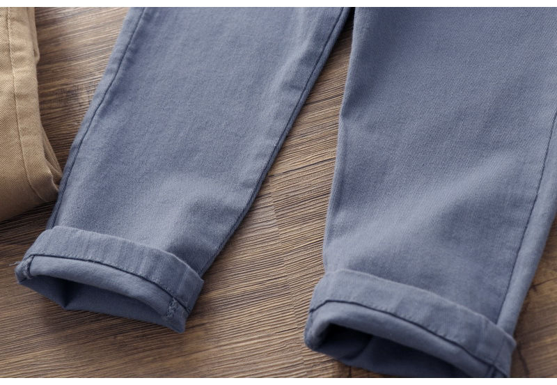 الصورة المصغرة: Boys' Summer New Cartoon Embroidered Jeans Versatile Small Legged Haren Pants Ca