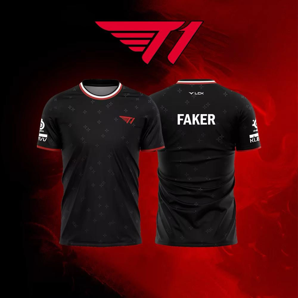 T1 Esports Club 2025 Uniforms professional league Player Training Jersey SKT T1 