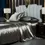 Thumbnail: Nordic Silk Bedding Set with Duvet Cover Bed Sheet Pillowcase Luxury Couple Sing