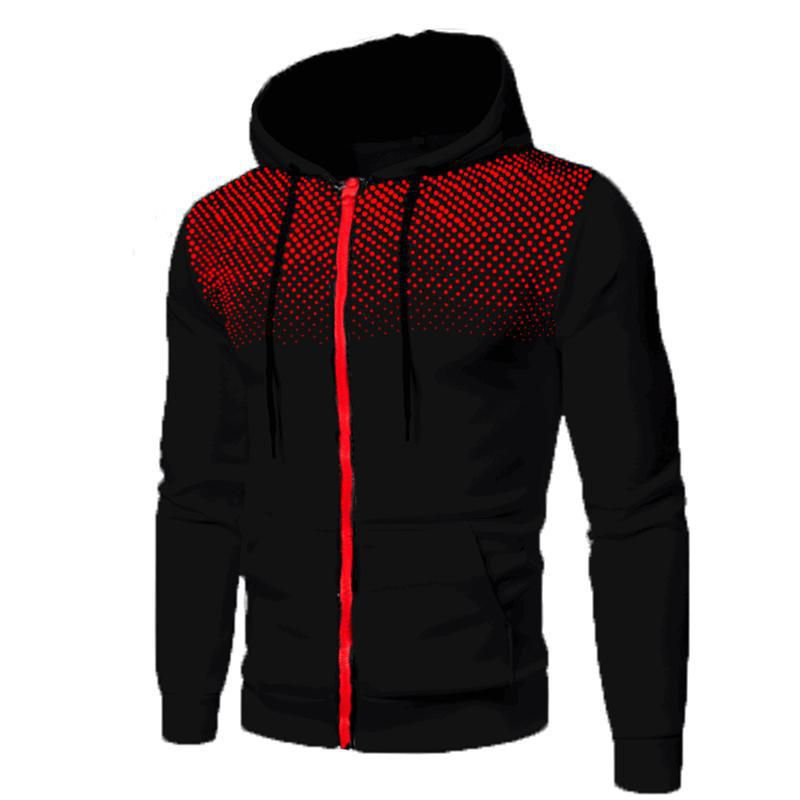 الصورة المصغرة: 2023 Zipper Men Jackets Autumn Winter Casual Fleece Coats Bomber Jacket Scarf Co