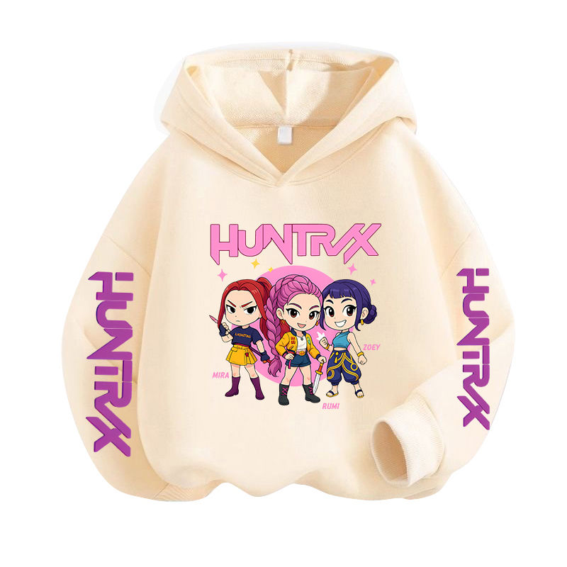 الصورة المصغرة: Sweet Movie Fan Gift Hoodie Kids Kpop Demon Hunters Children's Sweatshirt Cute T