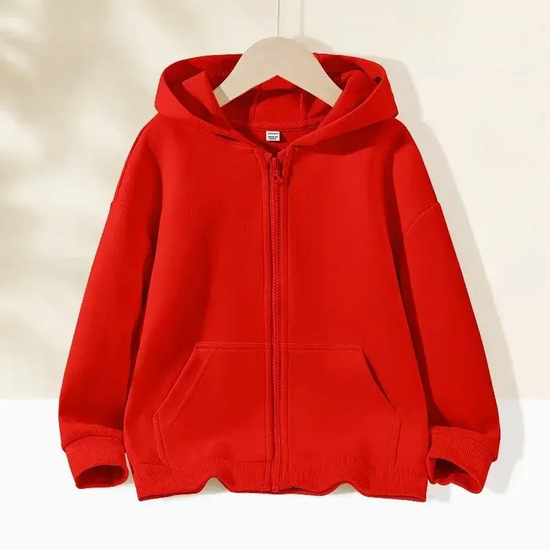الصورة المصغرة: Spring Kids Hoodie Top Color Clothes Baby Baby Kids Boys Girls Cotton Casual Sol