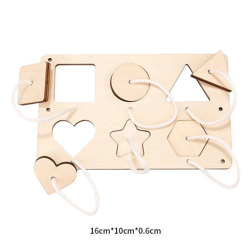 الصورة المصغرة: Busy Board Accessories DIY Toy Part Wooden Toys Metal Locks Leather Buckle Monte