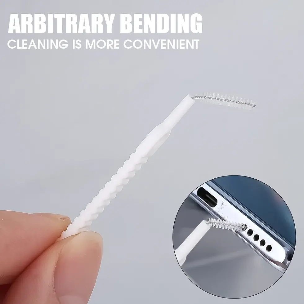 الصورة المصغرة: 10PCS Mini Shower Cleaning Brush Shower Head Anti-clogging Nylon Brush Computer 