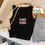 Thumbnail: Women Summer Fashion Letter Diamonds Solid Color Slim Knitting Tank Top Ladies S
