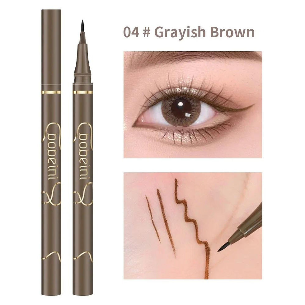 Thumbnail: Waterproof Quick-drying Liquid Eyeliner/ultra-fine Matte Black Brown/long-lastin