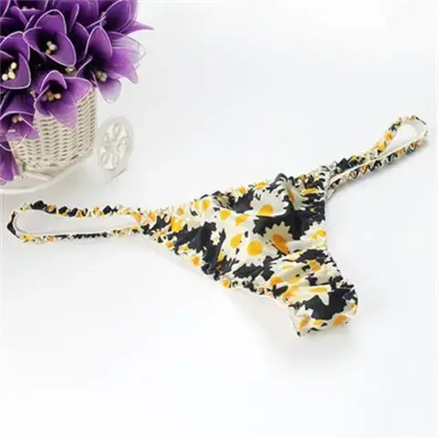 الصورة المصغرة: Free shipping silk thongs for women's sexy and pure desire underwear, low waiste
