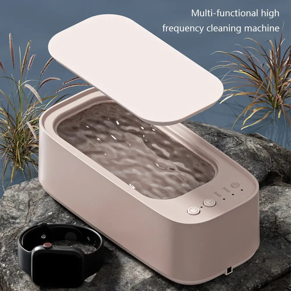 Ultrasonic 360 Degree Cleaning Machine 45KHZ Jewelry Eyeglasses Watches Cleaner