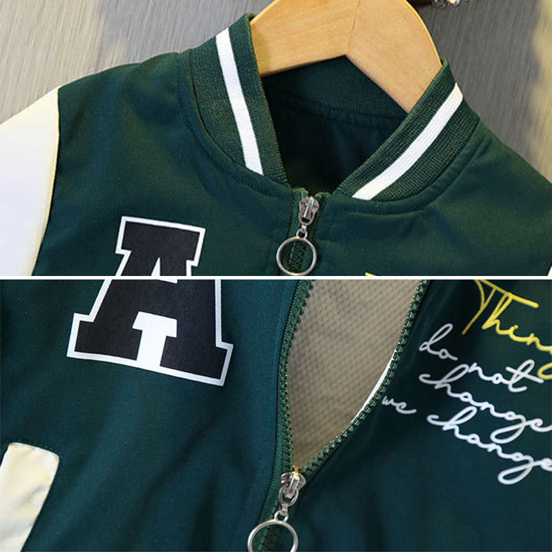 الصورة المصغرة: 2024 Spring Autumn Baby Boys Jacket Fashion Cartoon Bear Pattern Kids Windbreake