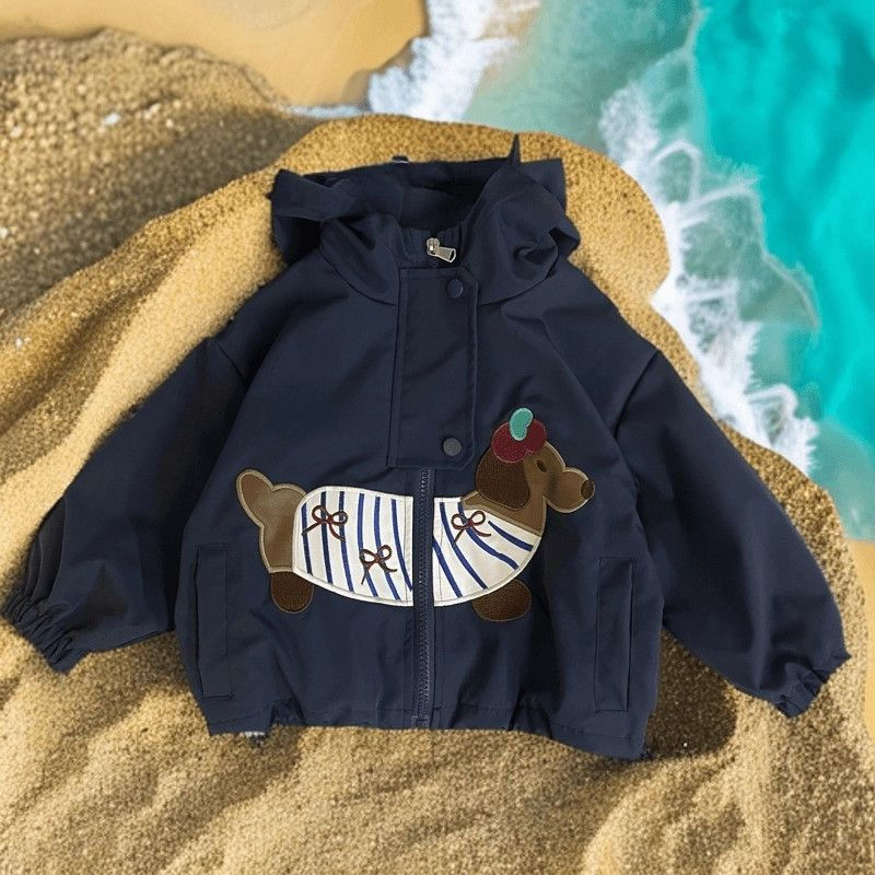 الصورة المصغرة: Trendy Korean Style Childs Jacket Spring Autumn Childrens Coat Boys Girls Outerw