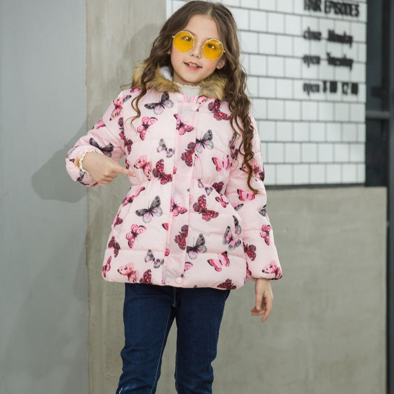 الصورة المصغرة: Autumn Winter Thin Children's Clothing Boy Outerwear Hooded Parkas Jacket Casual