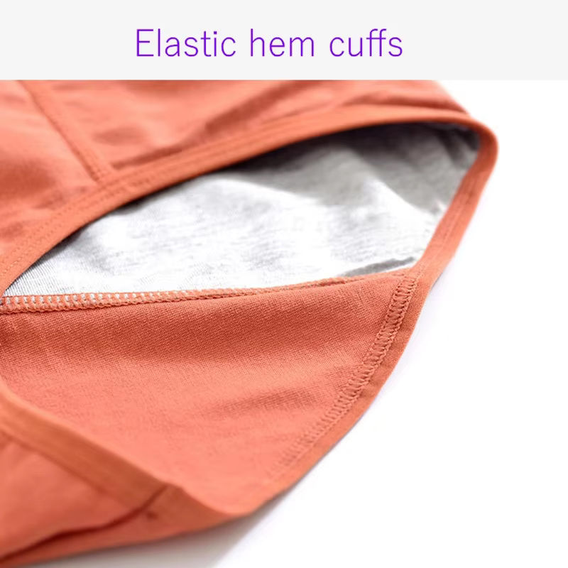 الصورة المصغرة: Panties for Menstruation Cotton Menstrual Panties High Waist Period Underwear Cu