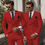 Thumbnail: Ivory Men's Suit Double Breasted Blazer Groom Tuxedo for Wedding Slim Fit Ouifit