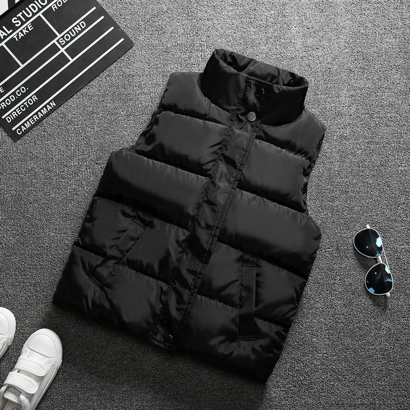 الصورة المصغرة: Boys Girls Winter Autumn Down Vest Coat Children Kids Warm Waistcoat Outerwear C