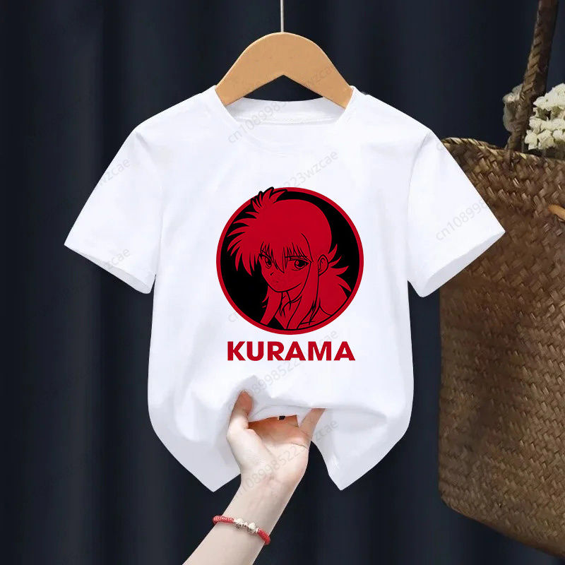 الصورة المصغرة: Summer Style Girl Tops Fashion Streetwear Harajuku Boy Tshirt Street Kid Inuyash